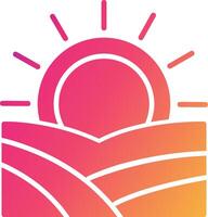 Sunrise Icon Design Symbol vector