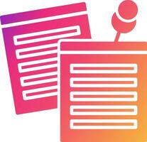 Sticky Notes Icon Design Symbol vector