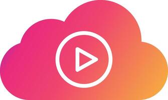 Streaming Icon Design Symbol vector
