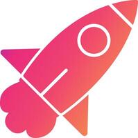 Rocket Launch Icon Design Symbol vector