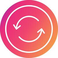 Refresh Icon Design Symbol vector