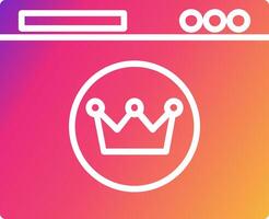 Premium Account Icon Design Symbol vector