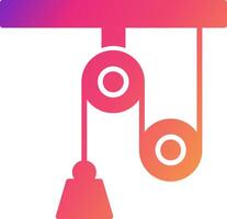Pulley Icon Design Symbol vector