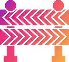 Road Barrier Icon Design Symbol vector