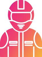 Racer Icon Design Symbol vector