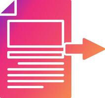 Document Icon Design Symbol vector