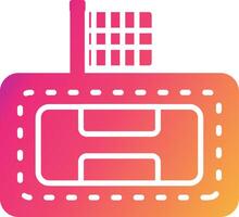 Race Track Icon Design Symbol vector