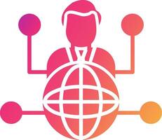 Outsource Icon Design Symbol vector