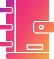 Notebook Icon Design Symbol vector