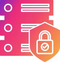 Database Icon Design Symbol vector