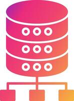 Database Icon Design Symbol vector