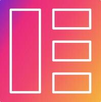 Grid Icon Design Symbol vector