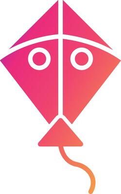 Kite Icon Design Symbol
