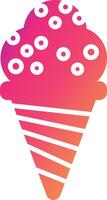 Ice Cream Cone Icon Design Symbol vector