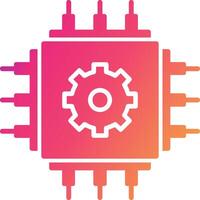 Cpu Icon Design Symbol vector