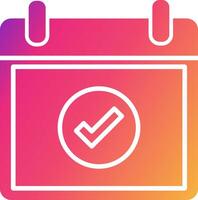 Correct Icon Design Symbol vector