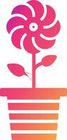 Flowerpot Icon Design Symbol vector