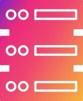 Database Icon Design Symbol vector