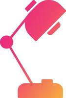 Desk Lamp Icon Design Symbol vector