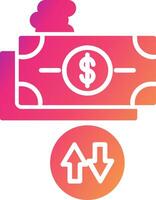 Cash Flow Icon Design Symbol vector