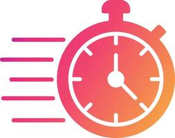 Fast Time Icon Design Symbol vector
