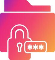 Data Encryption Icon Design Symbol vector