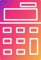 Calculator Icon Design Symbol vector