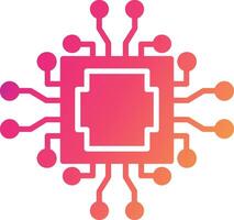 Cpu Icon Design Symbol vector