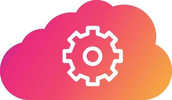 Cloud Storage Icon Design Symbol vector