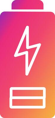 Charging Battery Icon Design Symbol