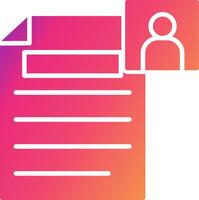 CV Icon Design Symbol vector