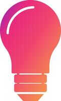 Bulb Icon Design Symbol vector