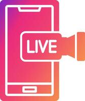Streaming Icon Design Symbol vector
