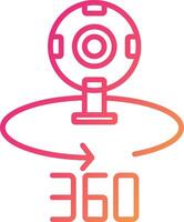 360 Camera Icon Design Symbol vector