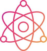 Atom Icon Design Symbol vector