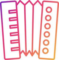 Accordion Icon Design Symbol vector