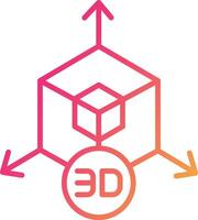 3d Icon Design Symbol vector