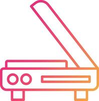3d Scanner Icon Design Symbol vector