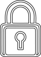 Flat style padlock icons for protection privacy, web and mobile apps vector