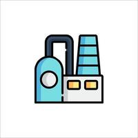 Factory factory icon illustration vector
