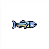 A fish icon on a white background vector