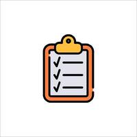 Checklist icon illustration vector