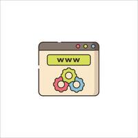 Web development icon illustration vector