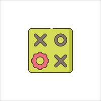 A game board with two different colored squares vector