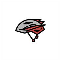 A helmet icon on a white background vector
