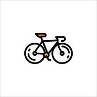 A bicycle icon on a white background vector