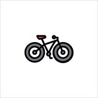 A bicycle icon on a white background vector