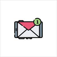 Email icon illustration vector