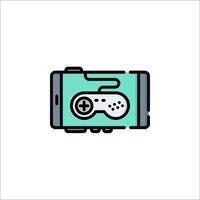 A game controller icon on a white background vector