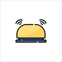 A hamburger icon with a wifi symbol vector